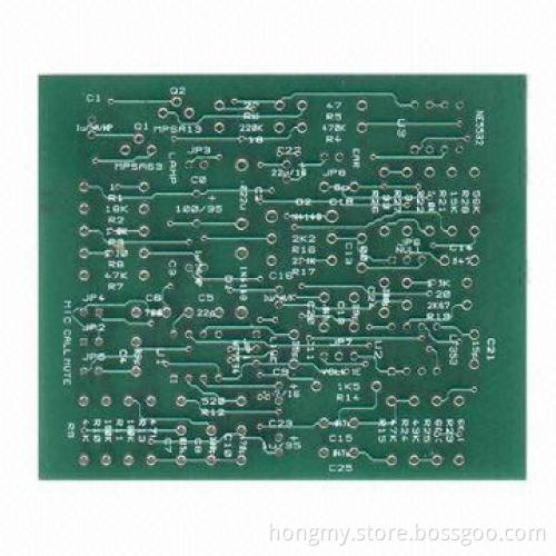 FR-4 1-layer Bare PCB with Hot-air Leveling Surface Finish